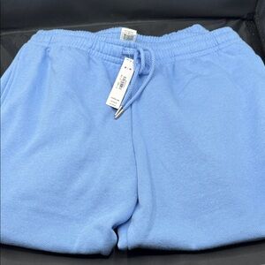 PINK New size med  Victoria's Secret Sky Blue Joggers